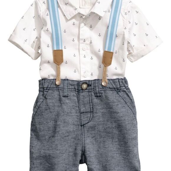 H&M Shirt and Shorts 6-9 months - Picture 1 of 7